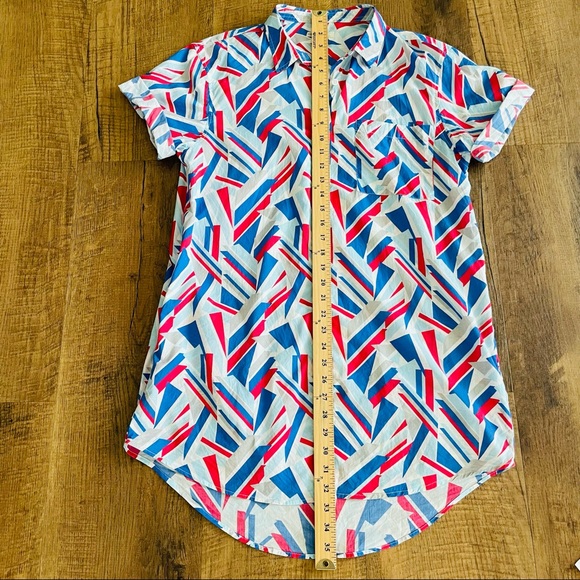 Onia Jesse Button Up Cover-Up, Women's Size Large with pockets on side and front - Picture 4 of 11